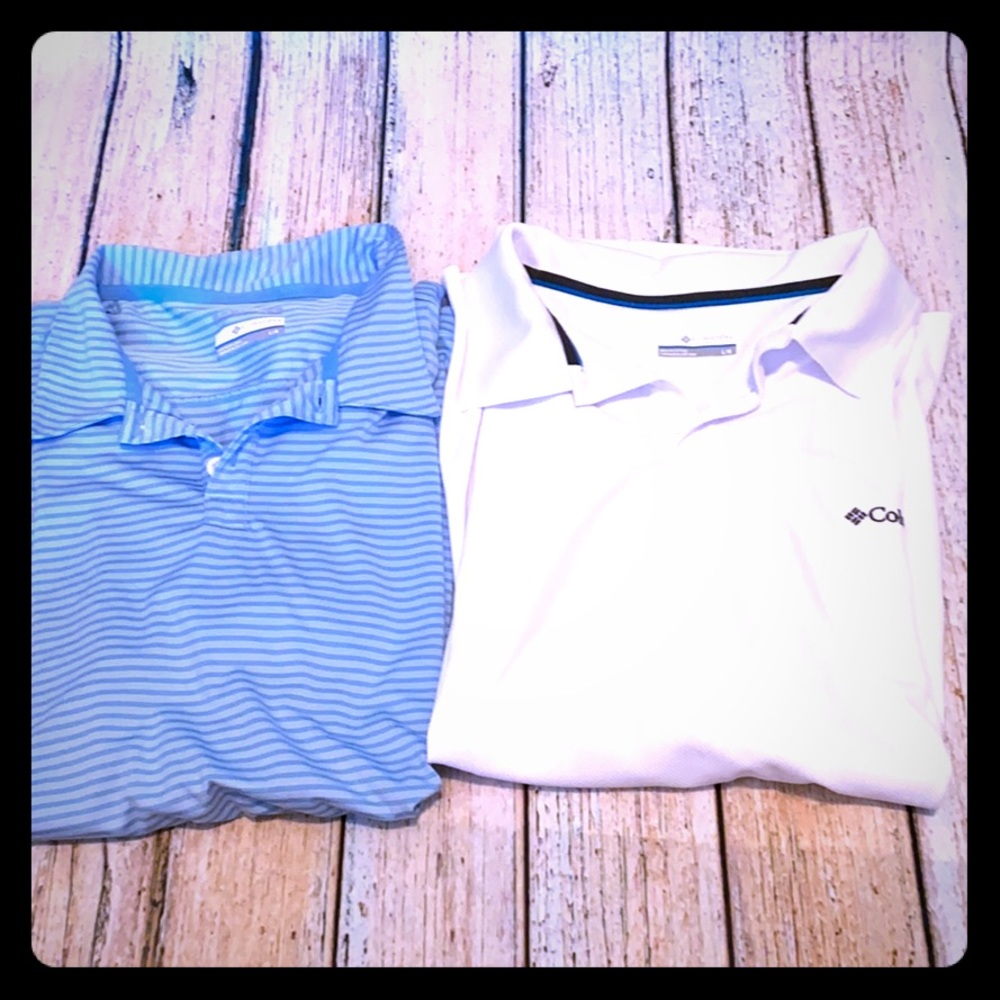 Lot of 2 Columbia shirts for men large